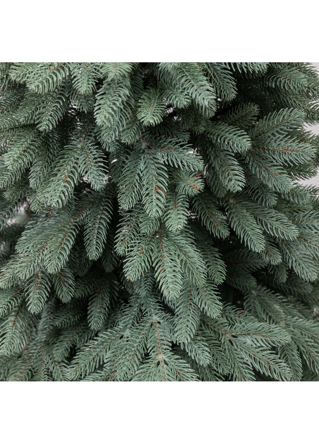 Штучна ялинка лита Шепетівська 1,1 м блакитна V16 KOS-SHPBL11 No Brand (366830747)