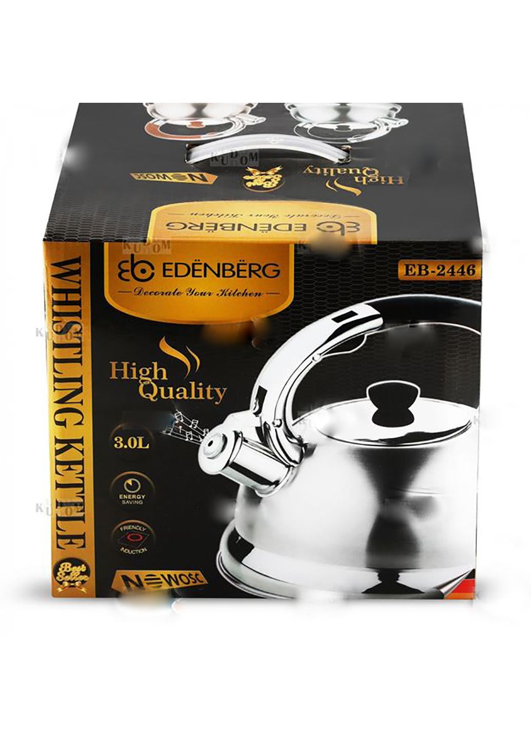 Чайник из нержавеющей стали 3.0 л EB-2446 Edenberg (334881097)