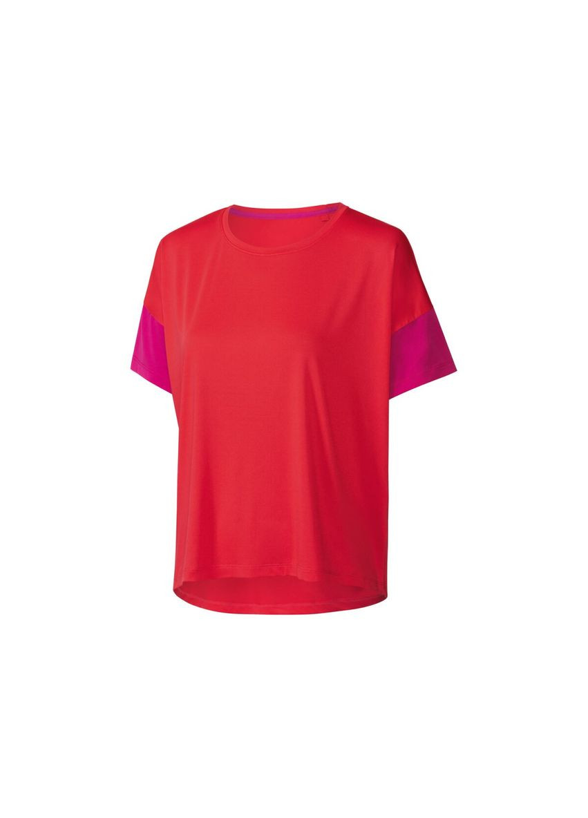 Коралова демісезон спортивна футболка оверсайз для жінки 497565 кораловий Crivit