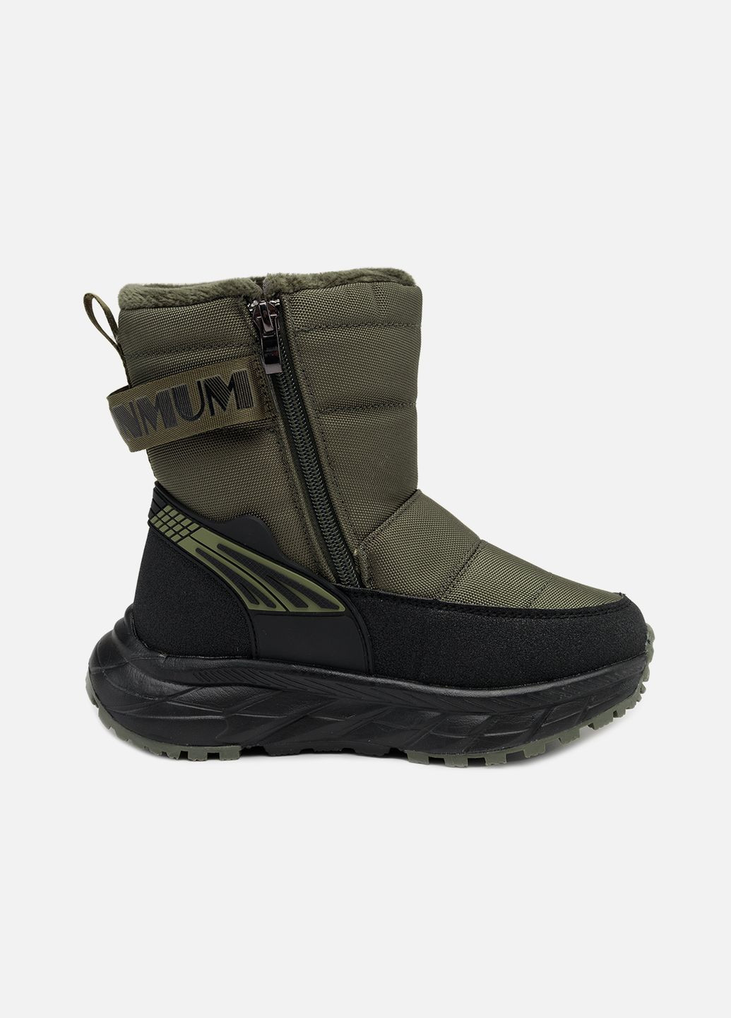 Хаки зимние дутики для мальчика цвет хаки cb-00256200 No Brand