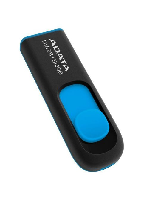 USB флеш накопитель (AUV128512G-RBE) ADATA 512GB AUV 128 Black/Blue USB 3.2 (295930079)