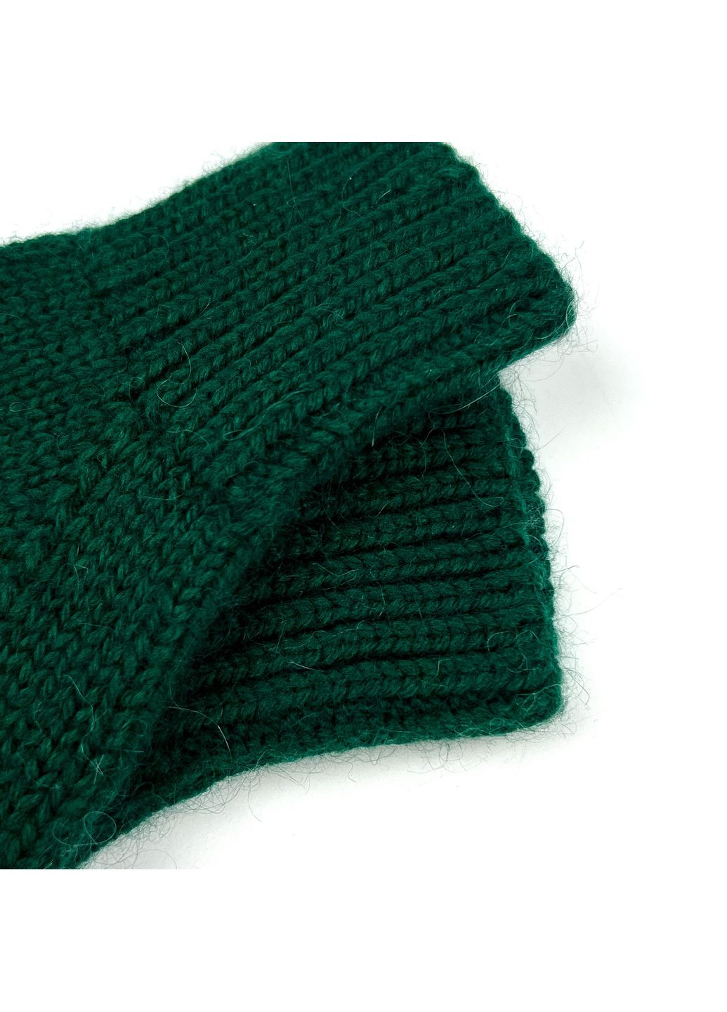 Митенки женские ангора зеленые ДАНА LuckyLOOK 594-036 (322790316)