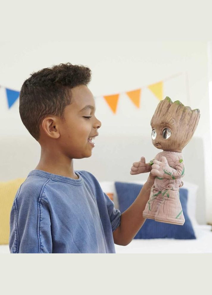 Интерактивная плюшевая игрушка Marvel Guardians of The Galaxy Крутая Группа 28 см HJM23 Fisher Price (316468318)