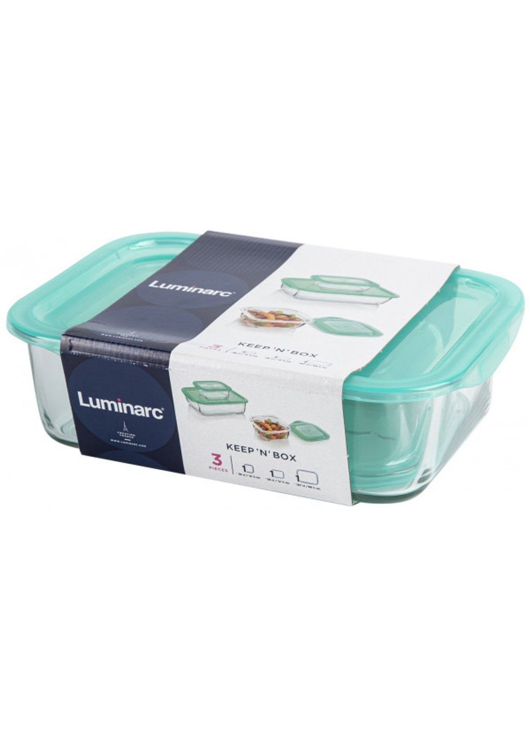 Набір контейнерів KEEP`N BOX, 3 шт. Q4362 Luminarc (373414738)