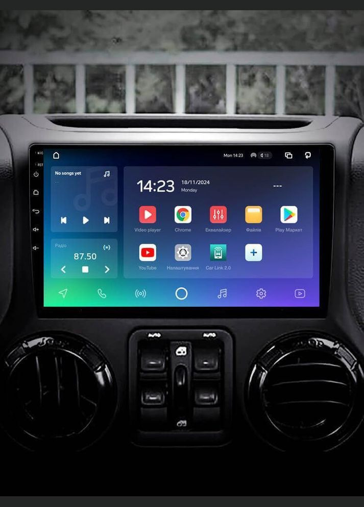 Штатная магнитола PRO 10432 4+32 Gb 4G DSP Jeep Wrangler 3 JK 2010-2017 (L15) 10" (L1) Sigma (378943639)