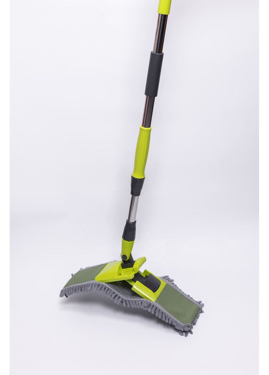 Швабра телескопічна з мікрофіброю для миття підлоги плитки ламінату лінолеуму збиральний інструмент ProDobro (364190557)