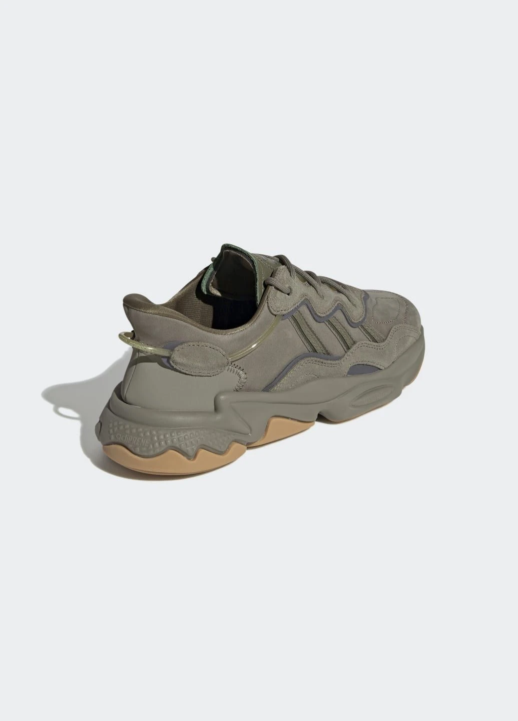 Зелені кросівки ozweego літні adidas