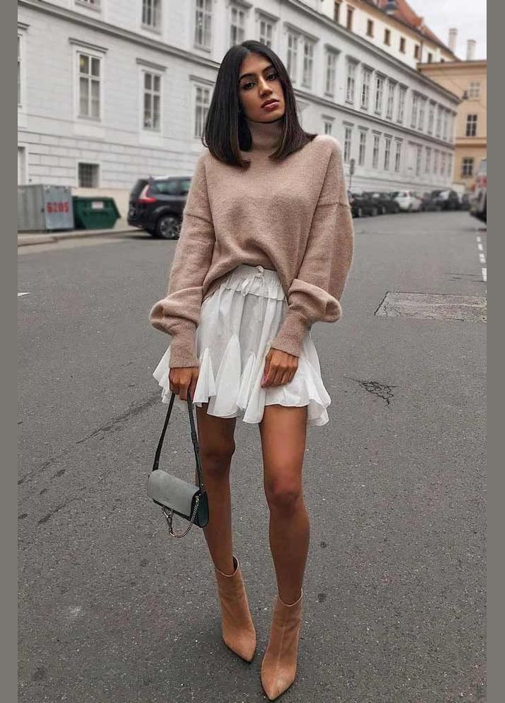 Белая юбка No Brand