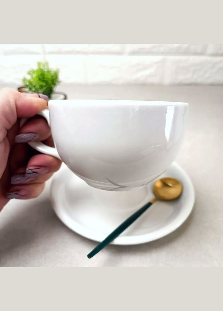 Чайна чашка 250мл+блюдце Ameryka Horeca (104,112) Lubiana (307288758)