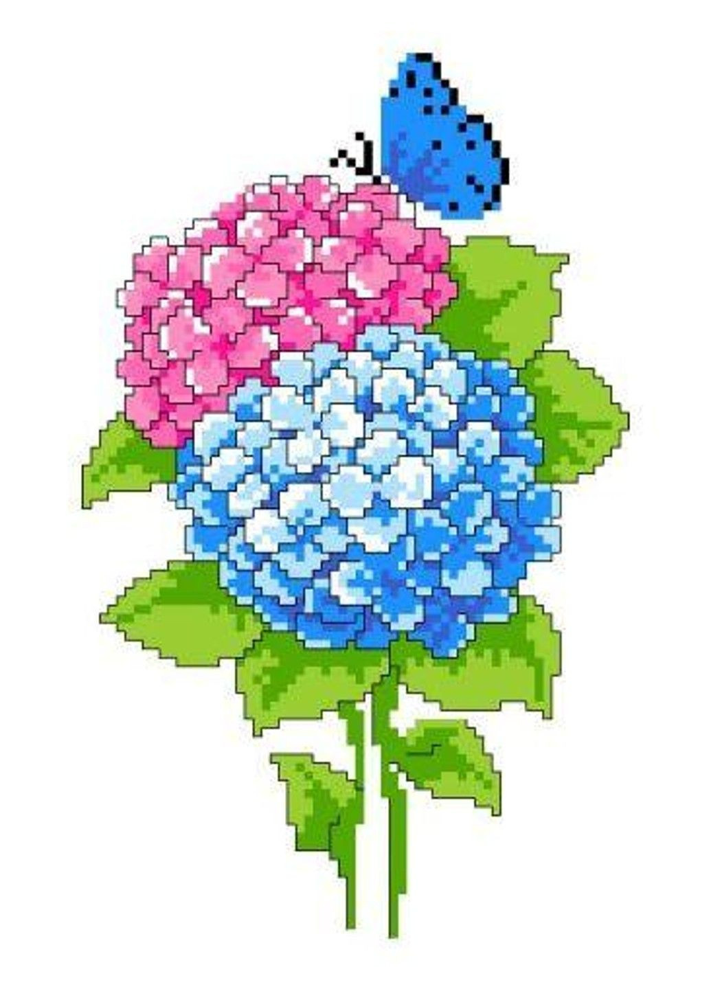 Набір для вишивання нитками хрестом "Герань" квіти букет сад нитки муліне канва голка канва з малюнком No Brand (333166245)