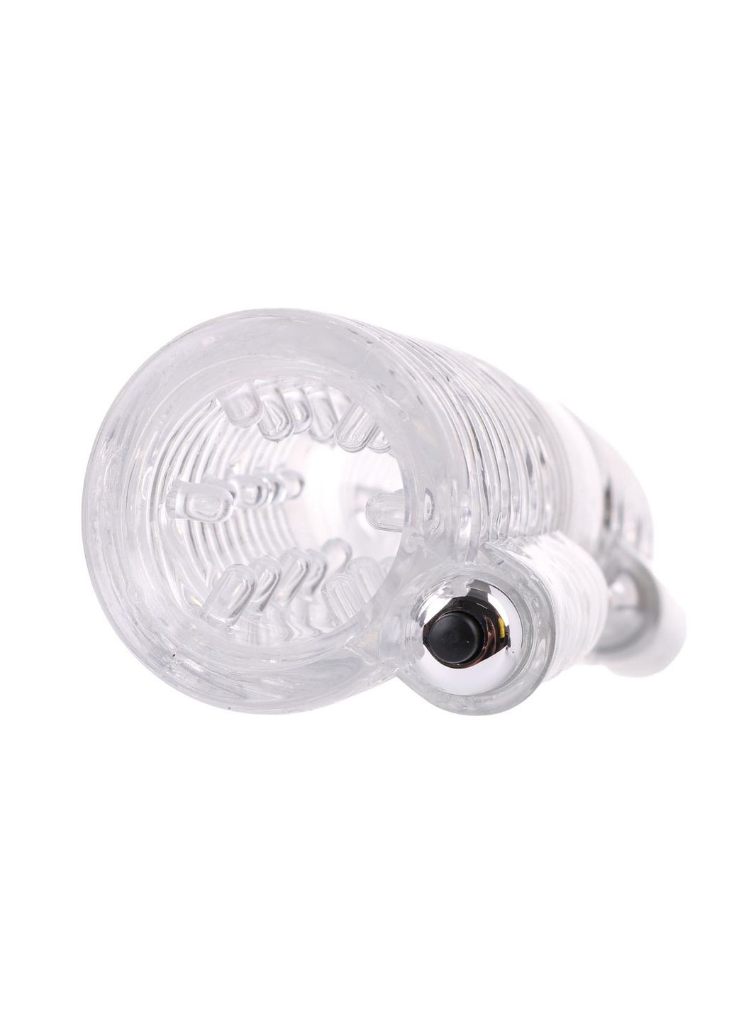 Подвійний мастурбатор з вібрацією для пари чоловіків прозорий 265*38 мм YUECHAO (306854946)