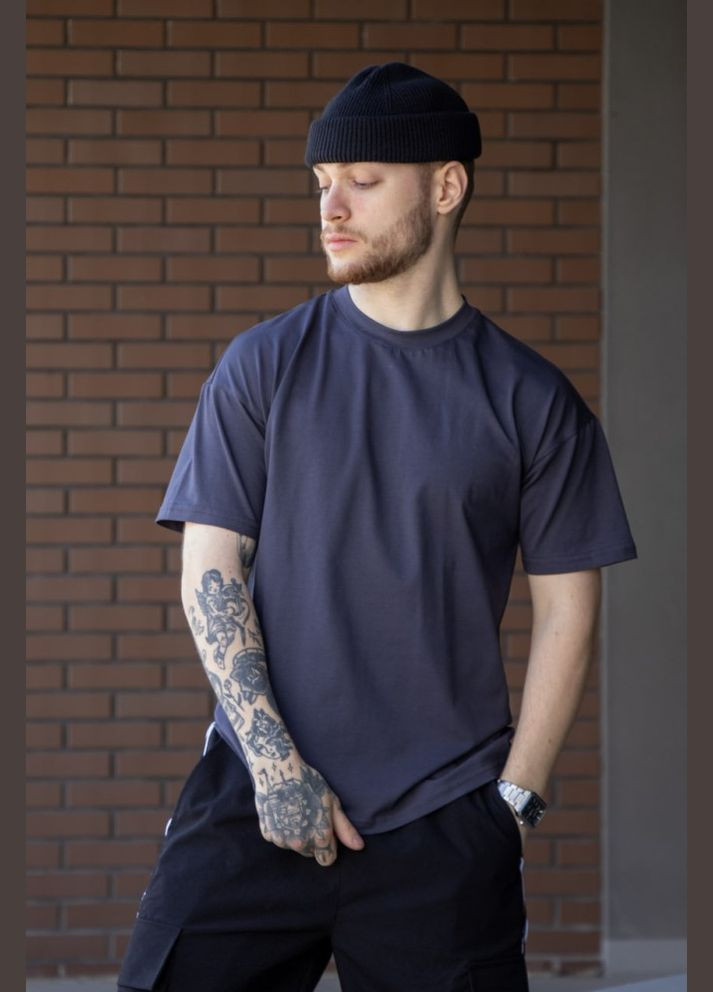 Графитовая мужская футболка - demo, графит Reload