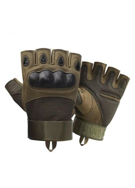 Перчатки тактические без пальцев, с кастеткой,, размер Combat (266699696)