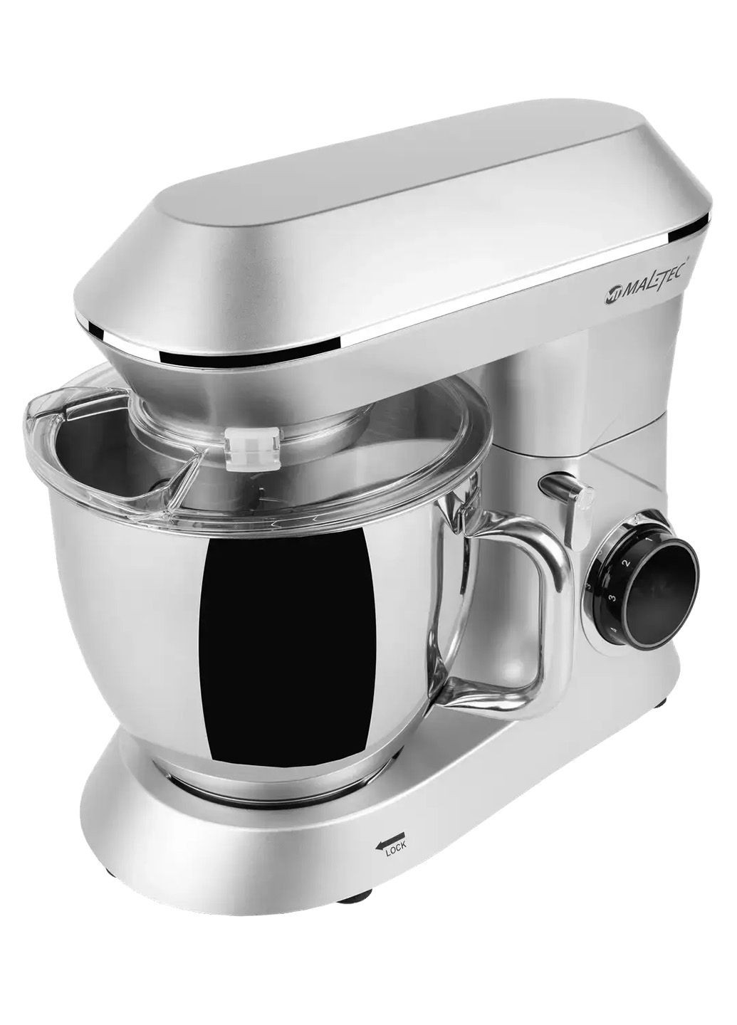 Профессиональный планетарный тестомес миксер комбайн с чашей 6л 2000Вт автоматический кухонный тестомес Maltec Chef2200W BL (345707444)