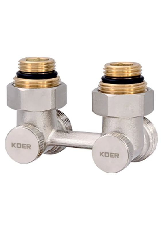 Узел нижнего подключения радиатора 3/4'' угловой (комплект) KR.1132 (KR2816) KOER (315701834)