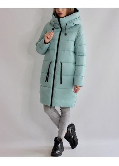 Бірюзове демісезонне Пальто двостороннє 3337 Towmy