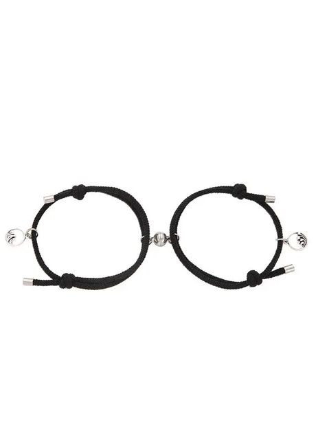 Парные браслеты неразлучники на магните для двух влюбленных I love you No Brand (340275707)