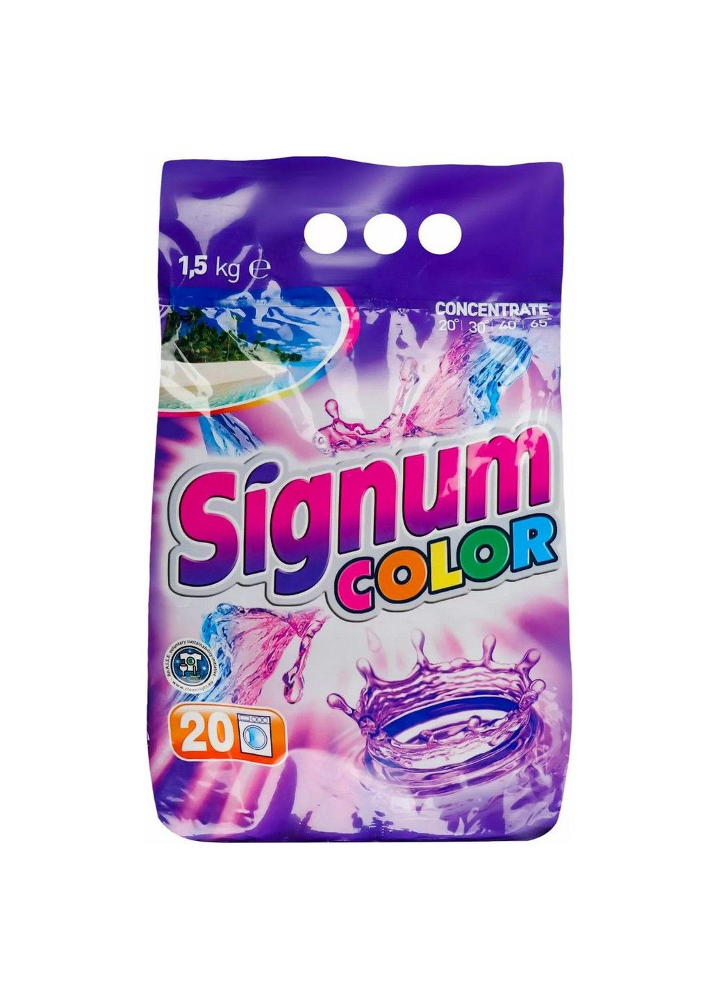 Порошок для стирки Color 1,5 кг Signum (278048562)