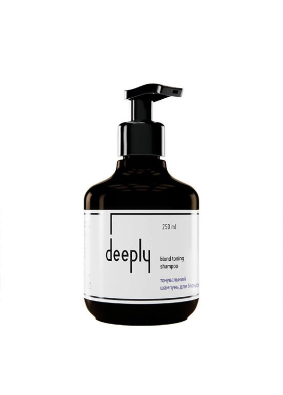 Тонувальний шампунь для блонду Blond Toning Shampoo, 250 мл Deeply (362045896)
