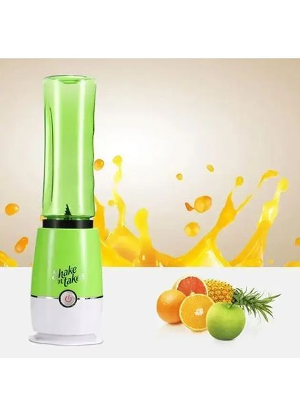 Міні-блендер для коктейлів та смузи Shake'n Take Шейкер-блендер з пляшкою для збивання коктейлів Hot Huez (363833190)