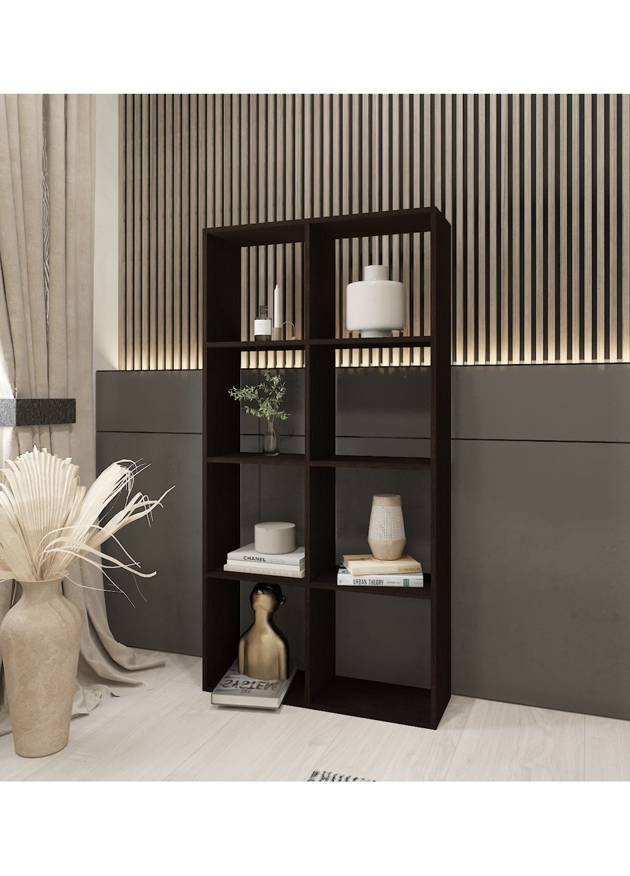 Стелаж для дому, поличка для книг і іграшок, роздільник кімнати на 8 осередків, глибина 230 мм GP-17 No Brand (371910820)