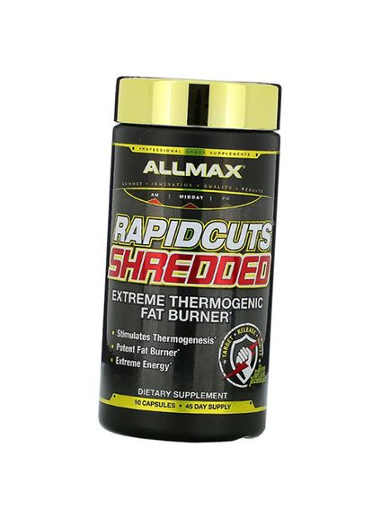 Жиросжигатель, Термодженик, Rapidcuts Shredded, 90капс (02134009) ALLMAX Nutrition (293257312)
