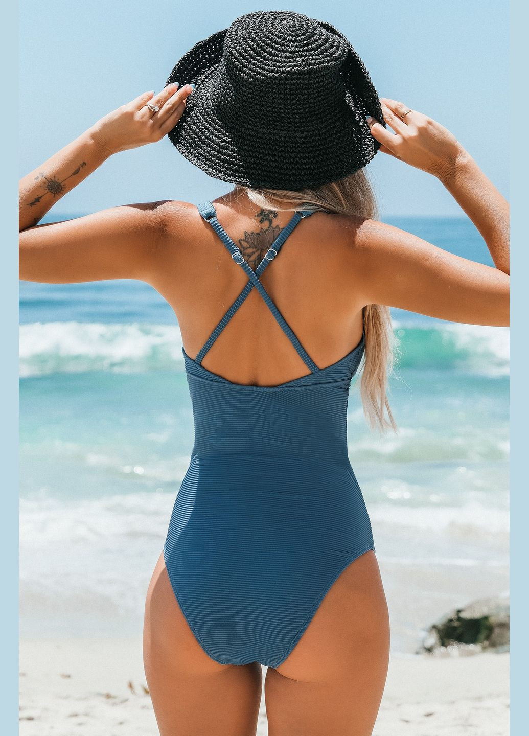 Бирюзовый летний купальник CUPSHE