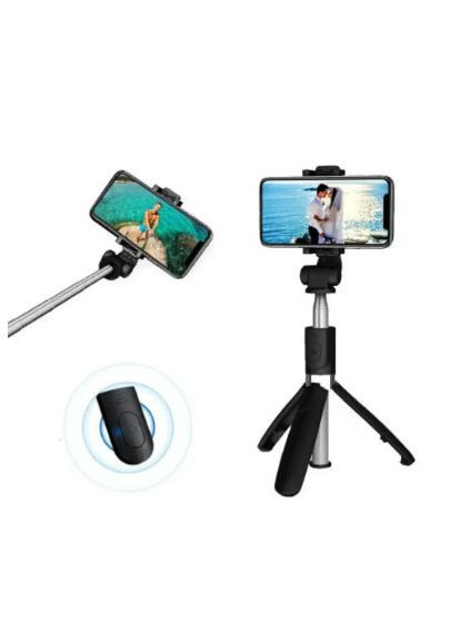 Монопод-штатив Fashion Selfie Stick L02 black для телефона, фотоапарата, екшн камери No Brand (335419215)