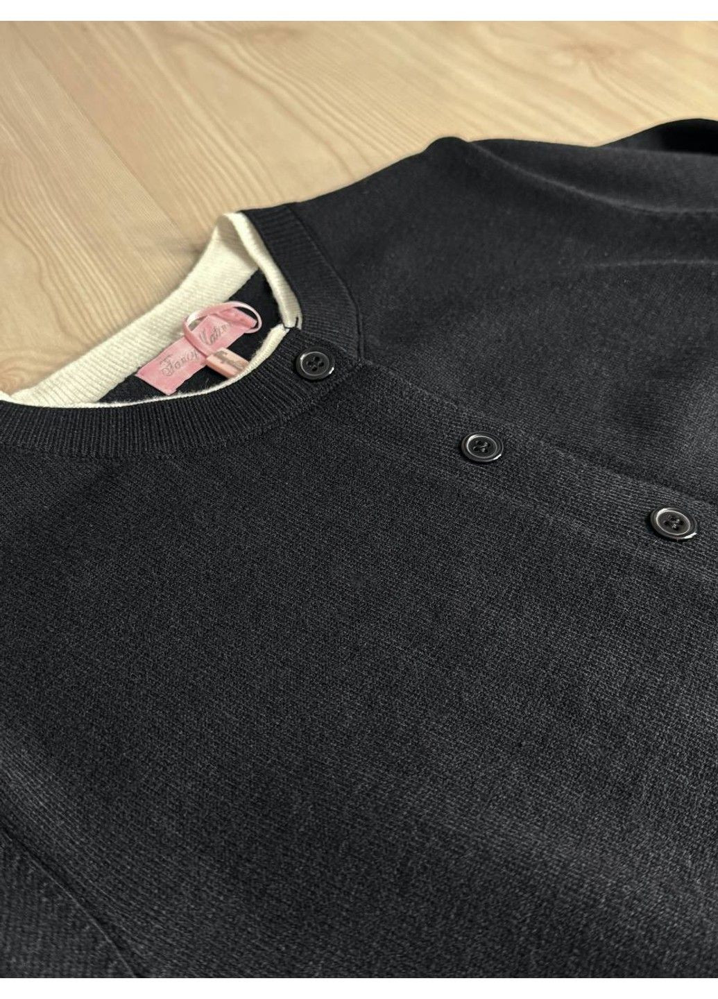 Черный демисезонный кардиган No Brand