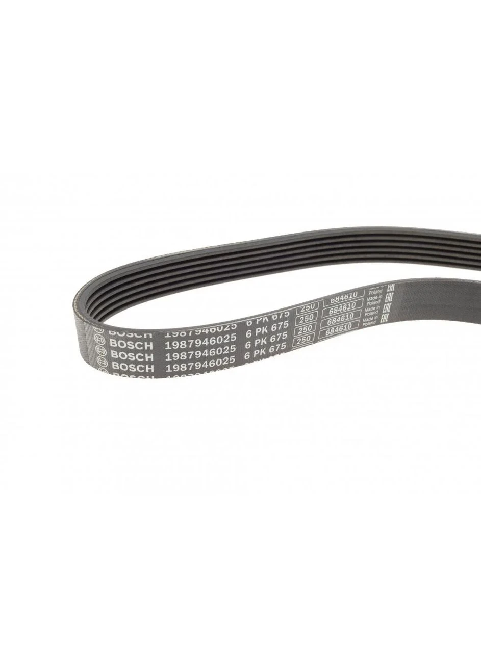 Ремень генератора Nissan Micra 1.0-1.4i 16V 92-03 (6PK675) 1 987 946 025 (opt-om) Bosch (360493174)