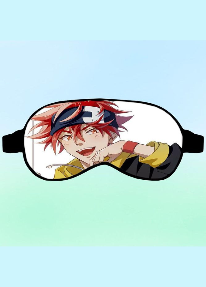 Маска для сна Аниме Скейт Бесконечность #0007 черная No Brand (315042064)