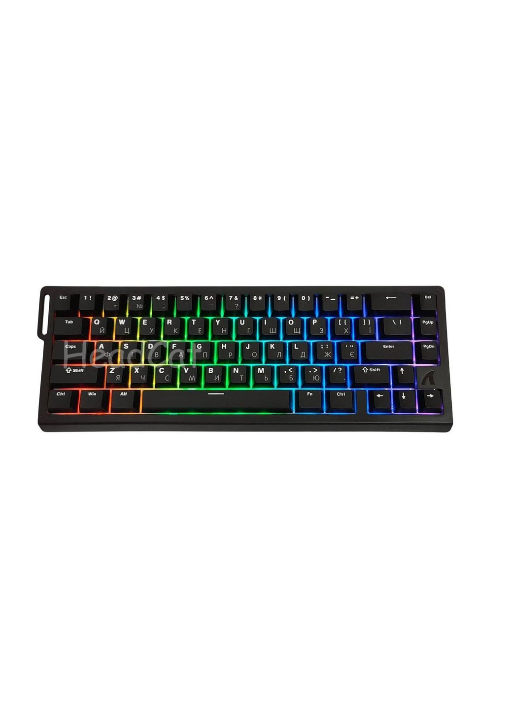 Игровая Клавиатура X68 HE Black Магнитные свитчи. Проволочное 8000Hz/s. RGB Подсветка, 68 keys, Switch 0.1mm. Rapid ATTACK SHARK (370202765)