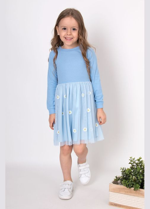 Блакитна сукня для дівчинки Mevis (289727661)