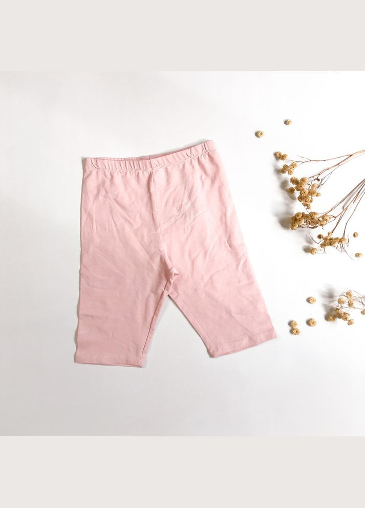 Шорти-велосипедки 110 см рожевий артикул Л423 H&M (290896182)