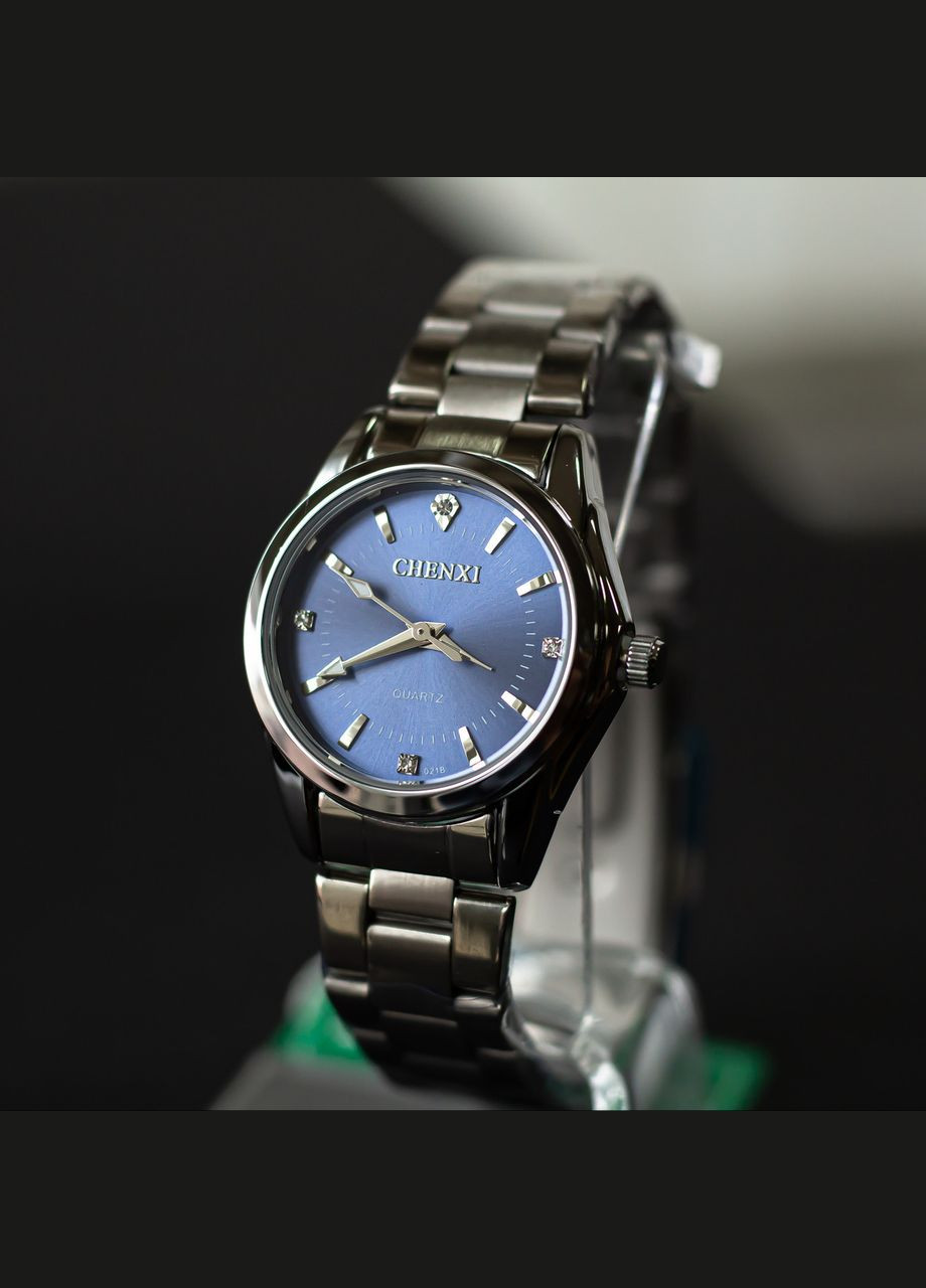 Наручные часы Chenxi женские с синим циферблатом (10026) No Brand (339625159)