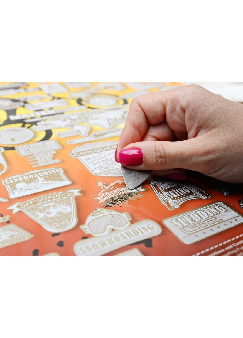 Скретч постер My Poster Extreme edition Более 100 экстремальных заданий ENG в тубусе My Gift (371786343)