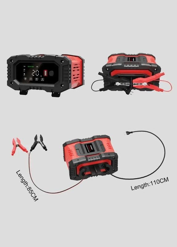 Зарядное устройство 20A 12-24V для автомобиля Foxsur FPT-200 (302240157)