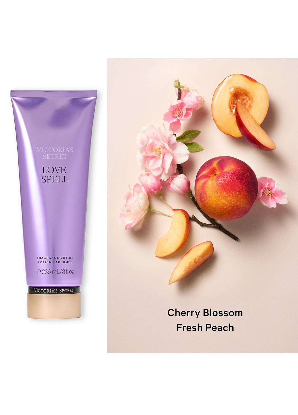 Парфумований лосьйон крем для тіла 236 мл LOVE SPELL Victoria's Secret (366887617)