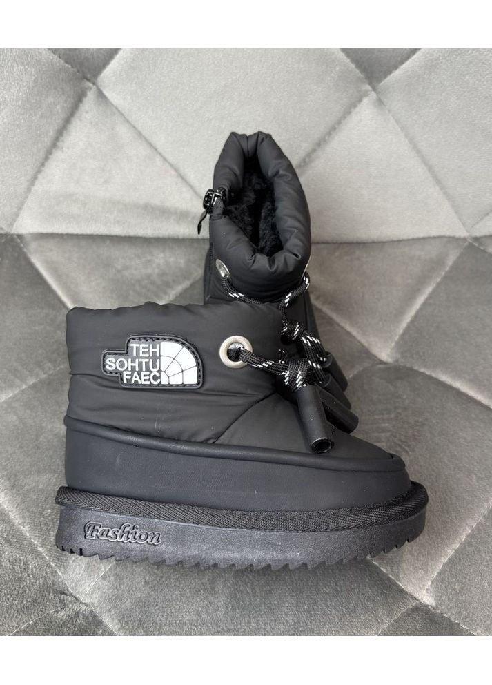 Черевики зимові дитячі з хутром TSF чорний No Brand (368792280)