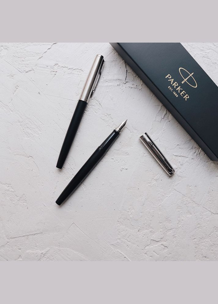 Перьевая ручка Jotter 17 Standart Black CT FP F в Eco упаковке 15 611e Parker (317301881)