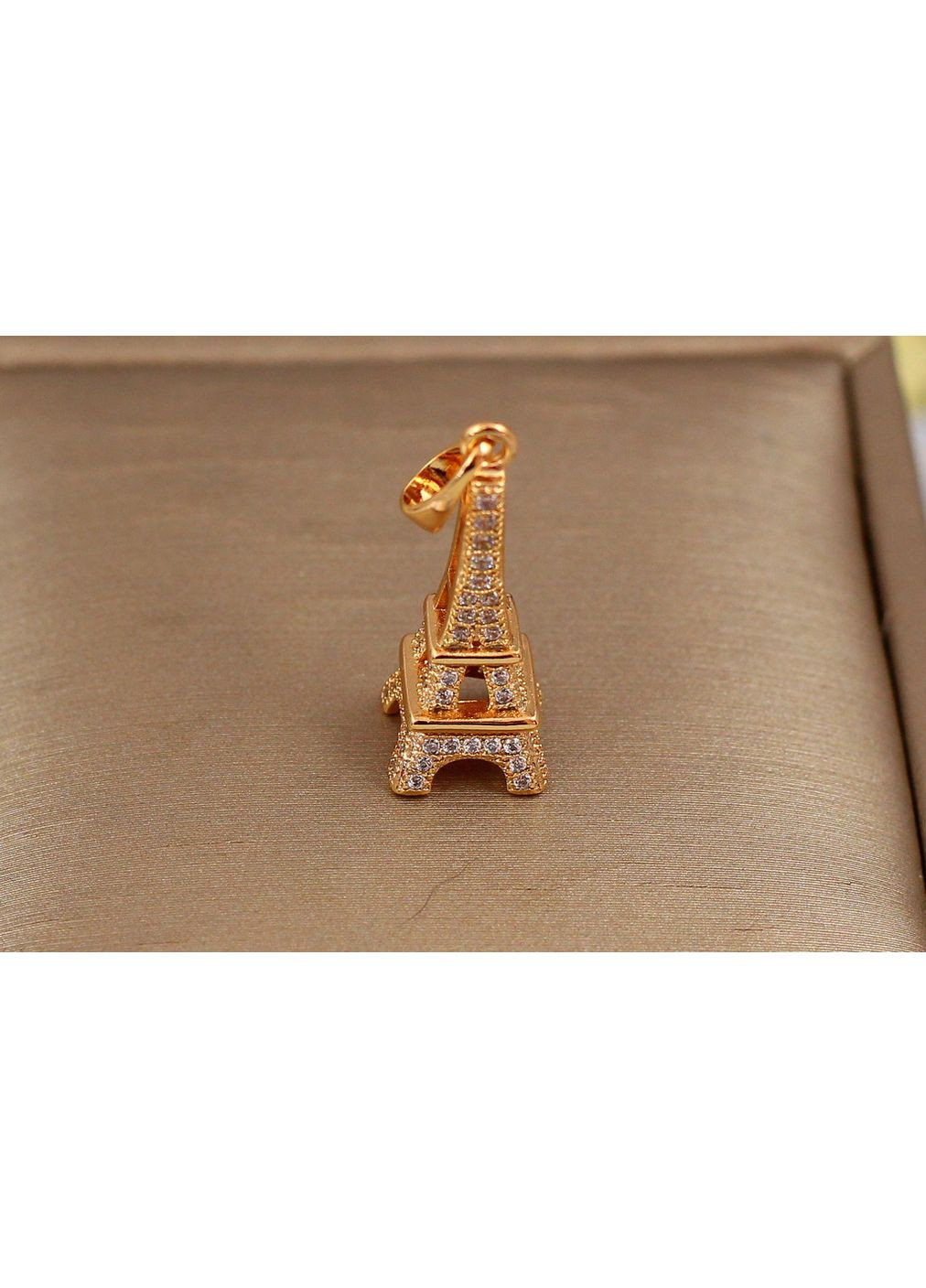 Кулон Эйфелева башня 2.3 см ширина 9 мм золотистый love-shopping Xuping Jewelry (355800525)
