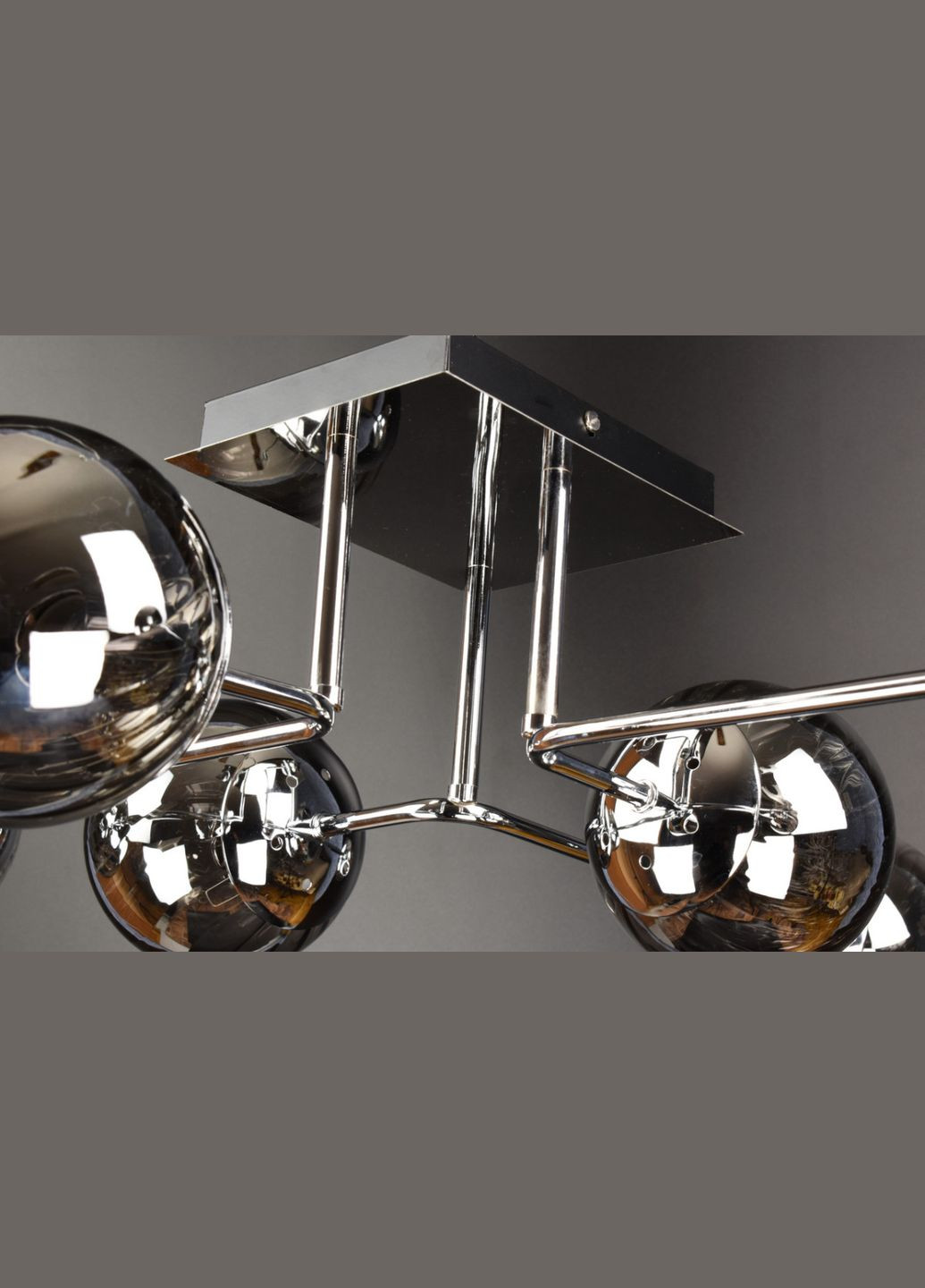 Потолочная люстра на 6 лампочек 25892 Хром 21х72х78 см. Sunnysky (364502107)