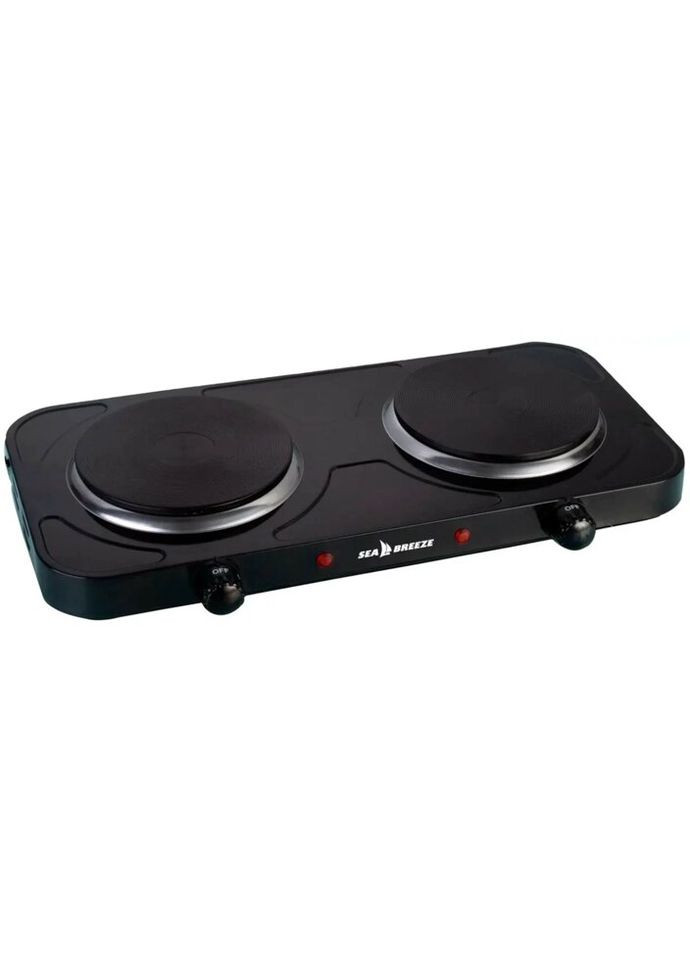 Електроплита SB-064 2000 Вт чорна Sea Breeze (296911364)