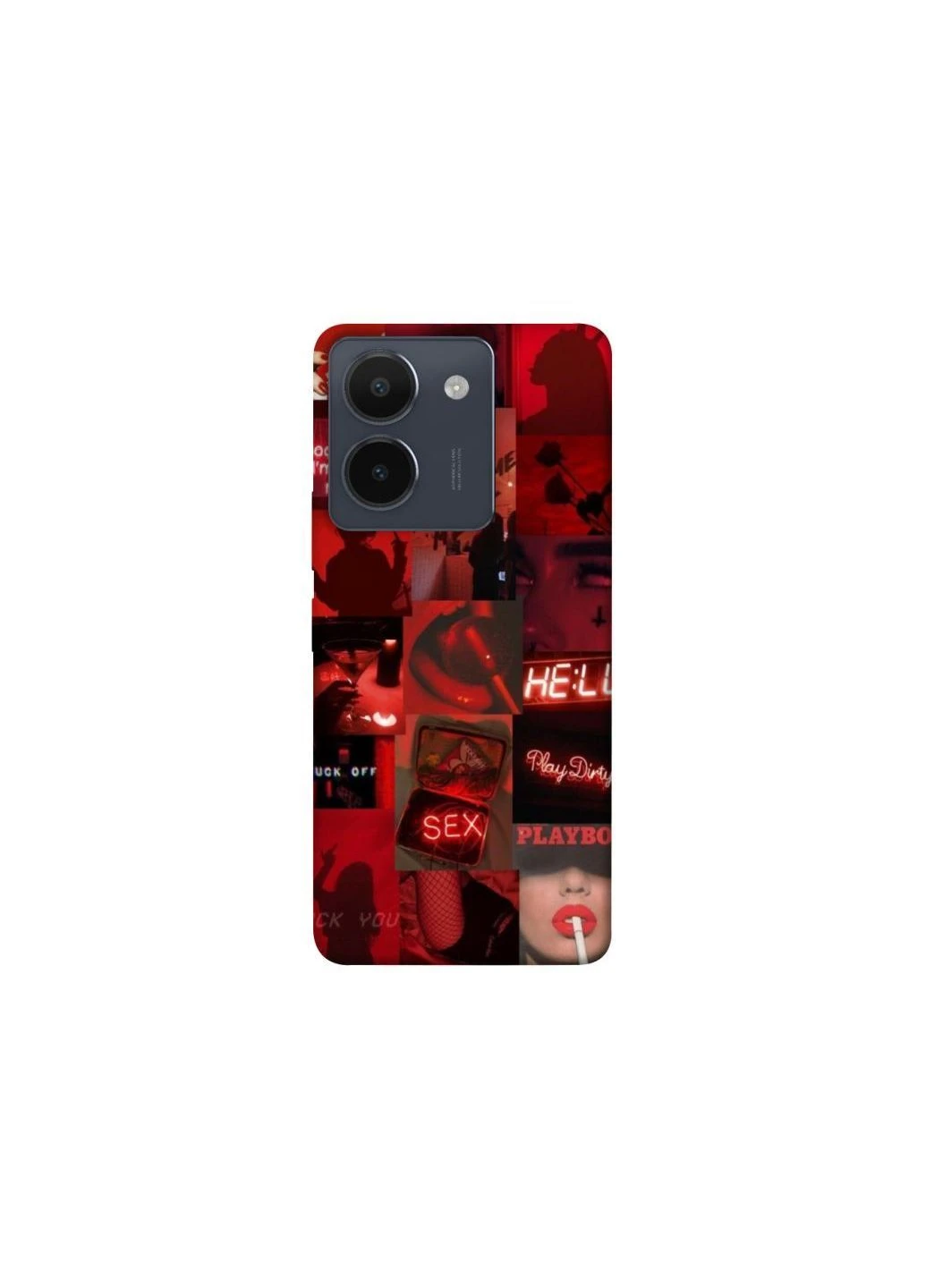 Чохол на Vivo Y36 Love collage ver.3 Frontalka (377904321)