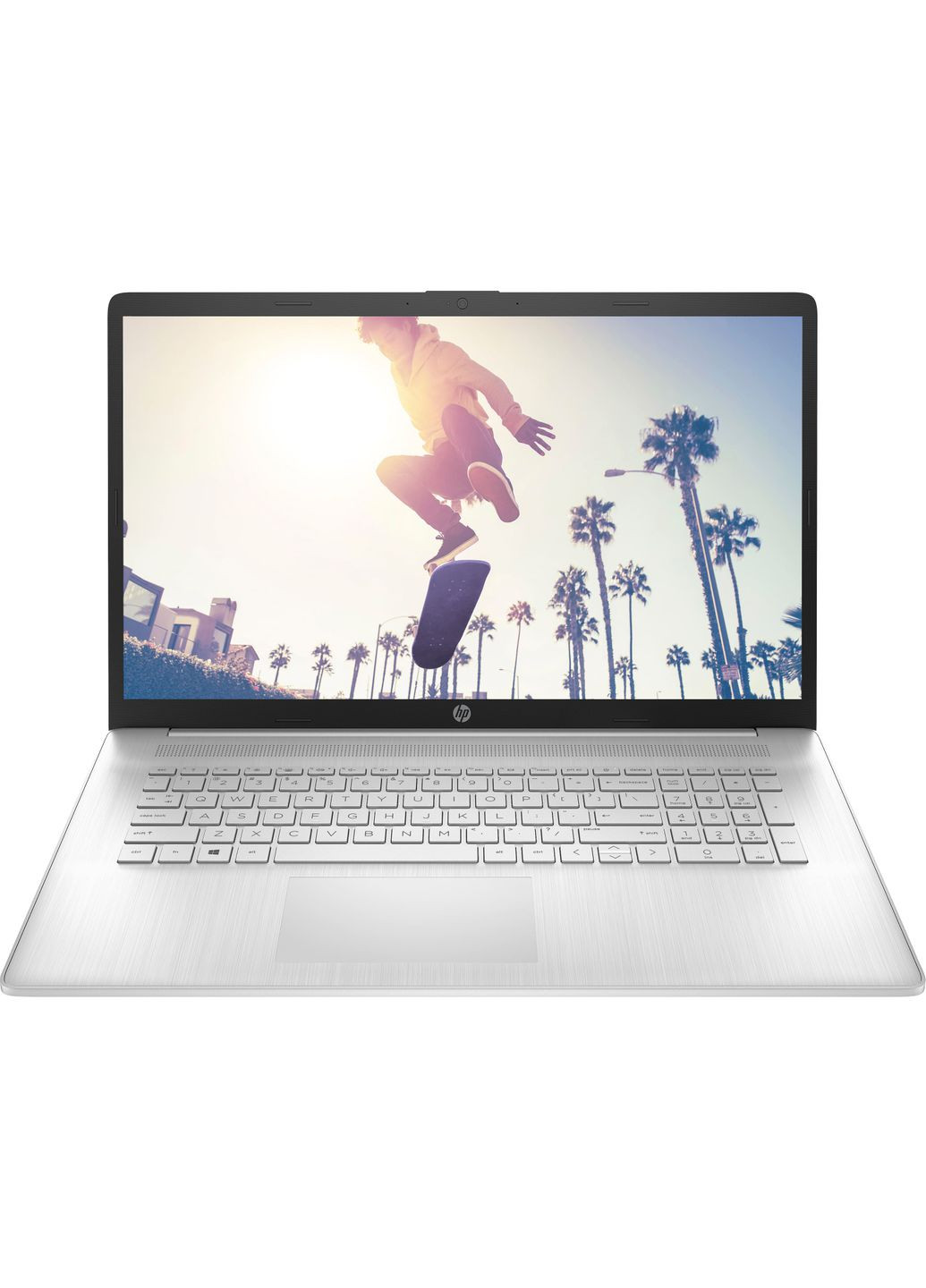 Ноутбук 17-cp2039ua 17.3" FHD IPS AG, AMD R5-7520U, 16GB, F1024GB, UMA, DOS, сріблястий HP (367854315)