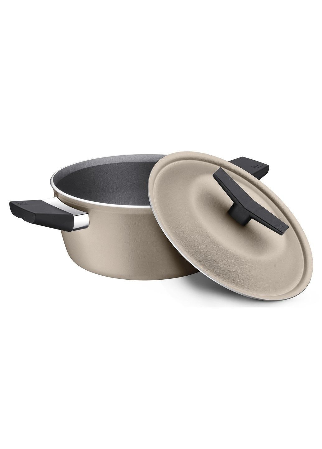 Каструля SPEZIA з кришкою 2,4л (діам 20см) SAND (28372/320) Tramontina (365276356)