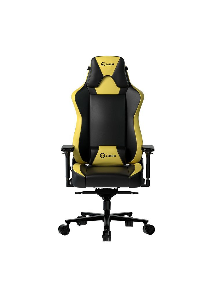 Крісло ігрове (m492467) LORGAR Base 311 Black/Yellow (369025922)