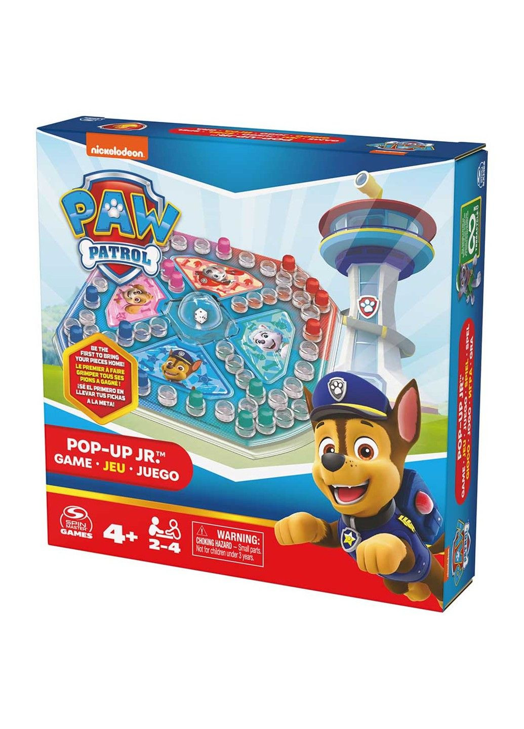 Настольная игра с кнопкой «Щенячий патруль» (мини) Spin Master (331297595)