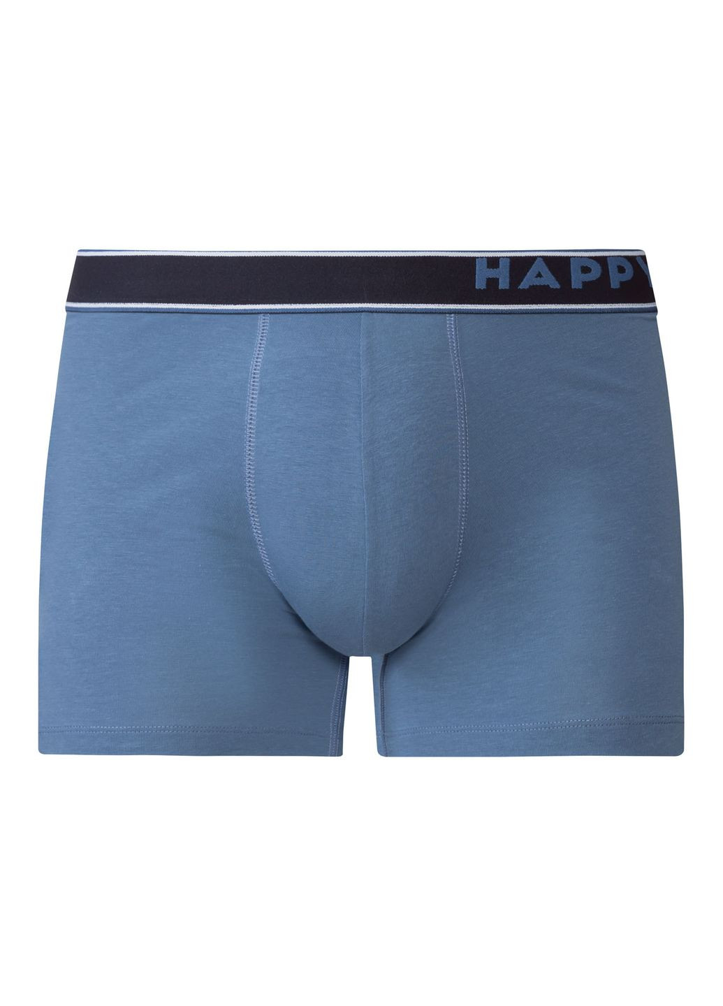 Труси шорти однотонні для чоловіка 364934 блакитний Happy Shorts шорты (268296890)