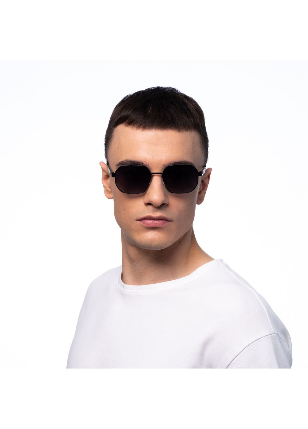 Солнцезащитные очки с поляризацией Фэшн-классика мужские 382-442 LuckyLOOK 382-442М (322846481)